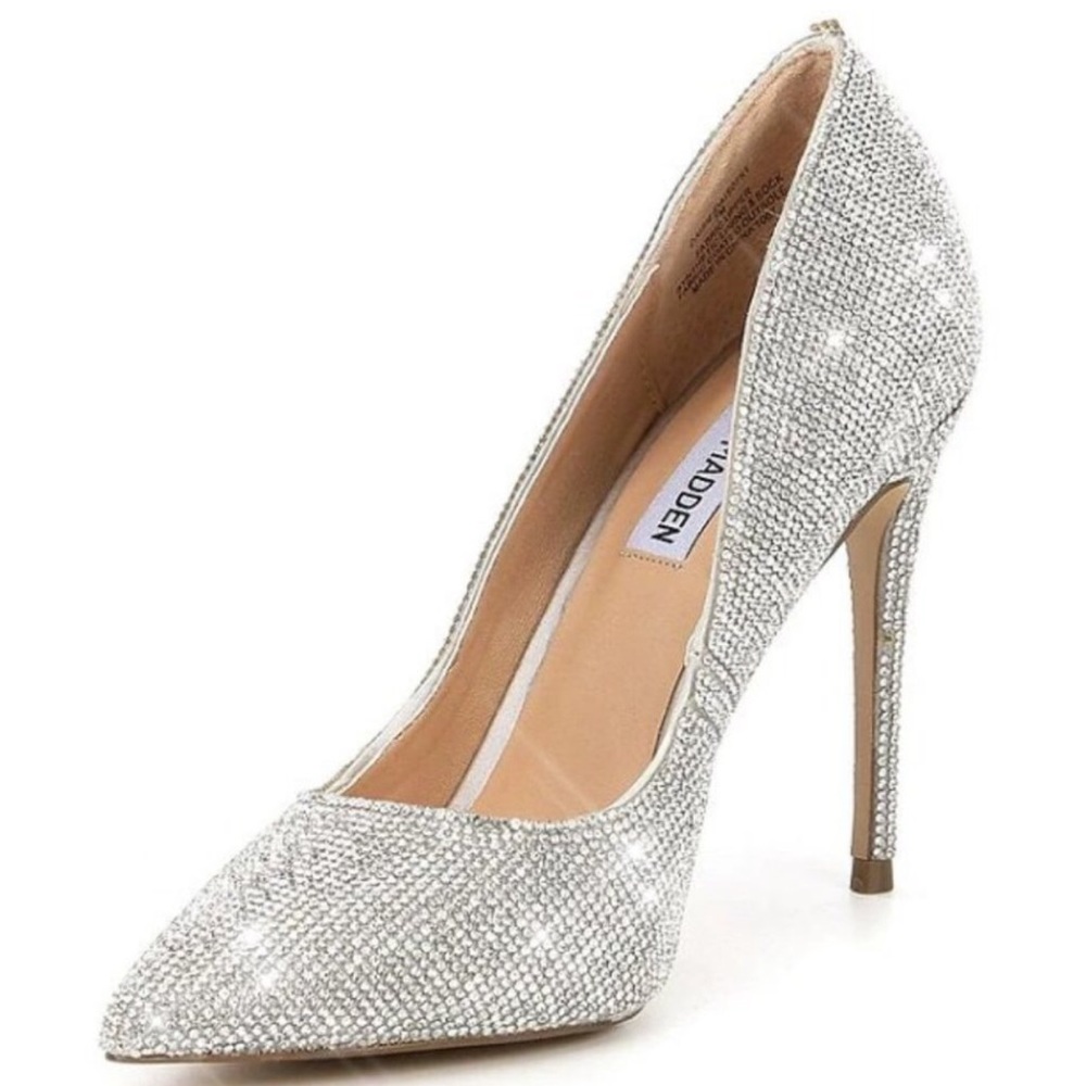 Steve Madden Cinderella Slipper Sparkly Pumps